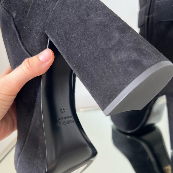 New MIU MIU Platform Ankle Boot $1,450 41 - Picture 11 of 14